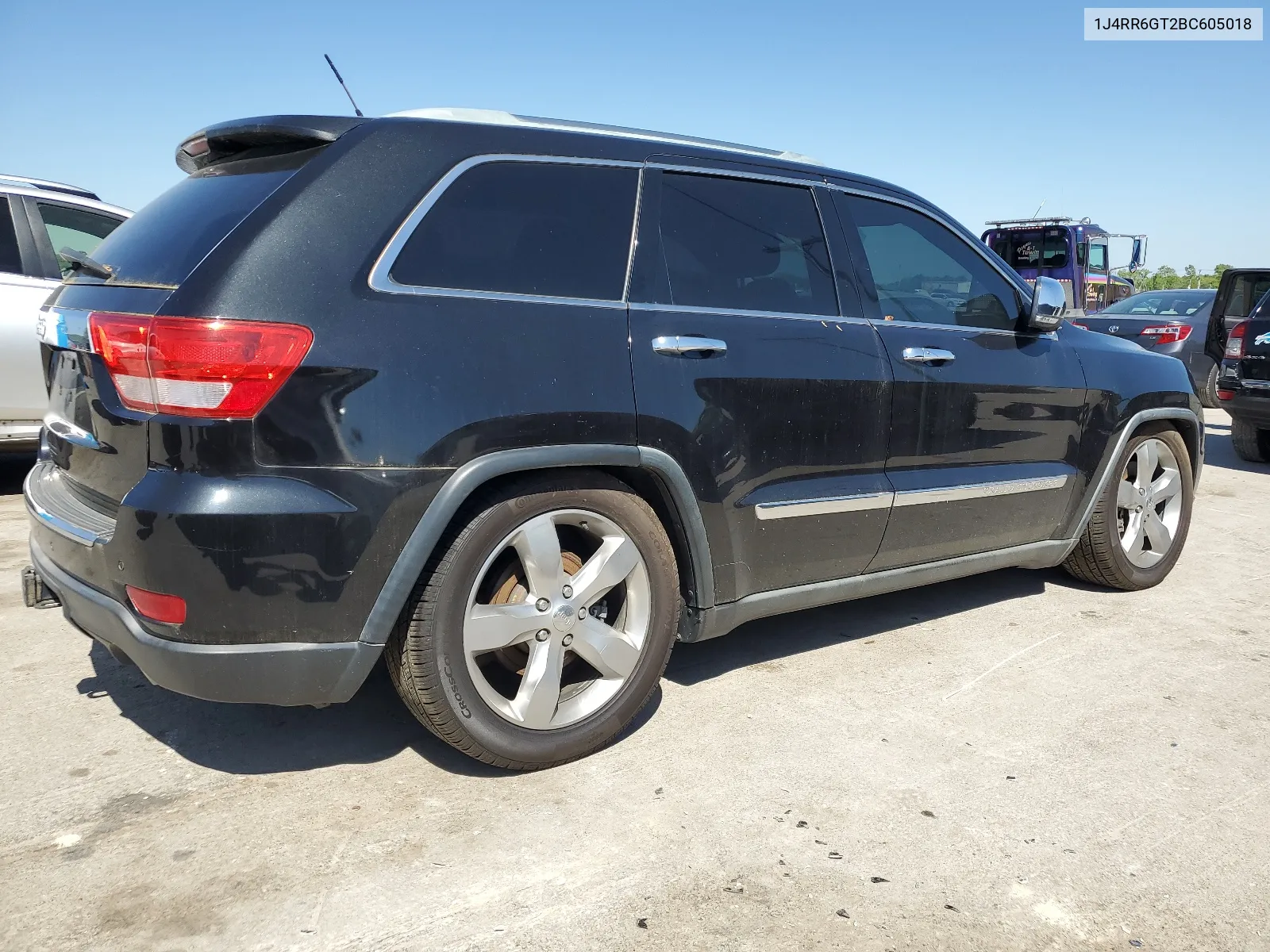 2011 Jeep Grand Cherokee Overland VIN: 1J4RR6GT2BC605018 Lot: 61078944