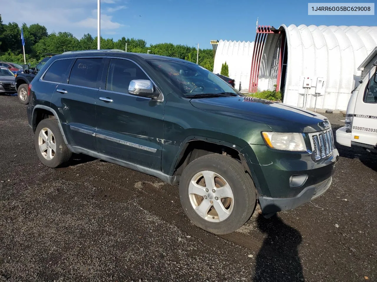 2011 Jeep Grand Cherokee Overland VIN: 1J4RR6GG5BC629008 Lot: 61084614