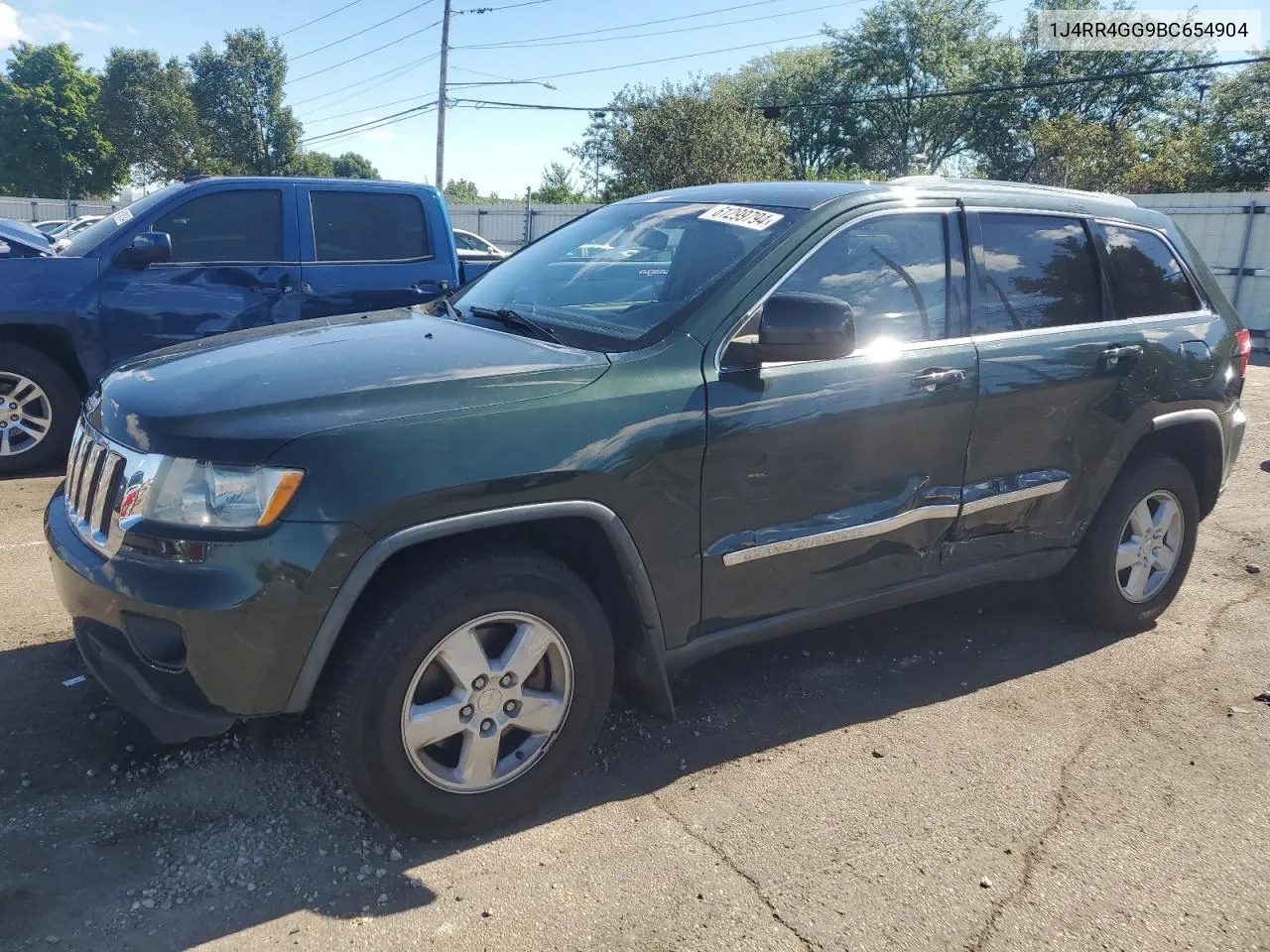 2011 Jeep Grand Cherokee Laredo VIN: 1J4RR4GG9BC654904 Lot: 61299794