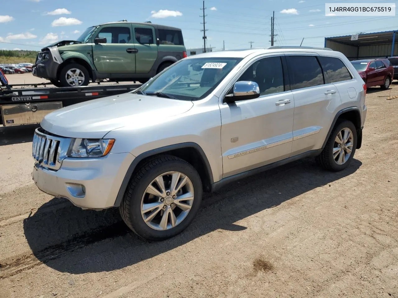 2011 Jeep Grand Cherokee Laredo VIN: 1J4RR4GG1BC675519 Lot: 61824924