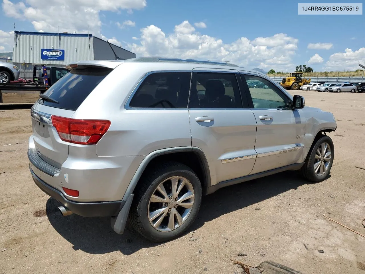 1J4RR4GG1BC675519 2011 Jeep Grand Cherokee Laredo