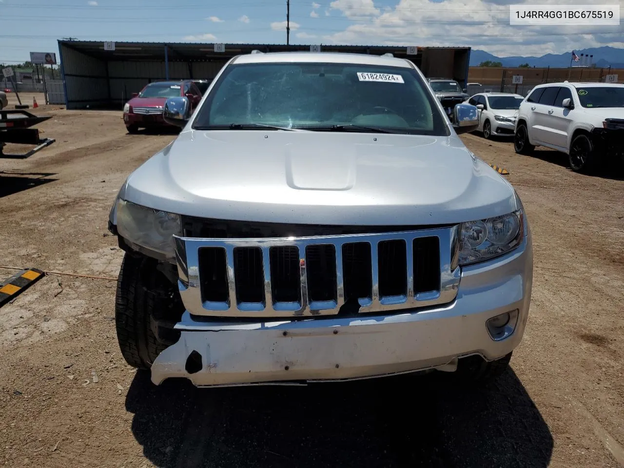 2011 Jeep Grand Cherokee Laredo VIN: 1J4RR4GG1BC675519 Lot: 61824924