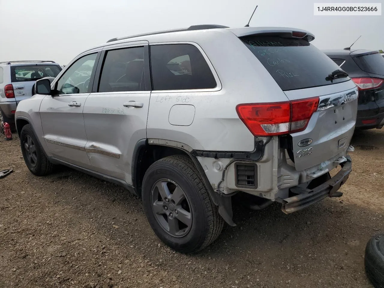 2011 Jeep Grand Cherokee Laredo VIN: 1J4RR4GG0BC523666 Lot: 63884374