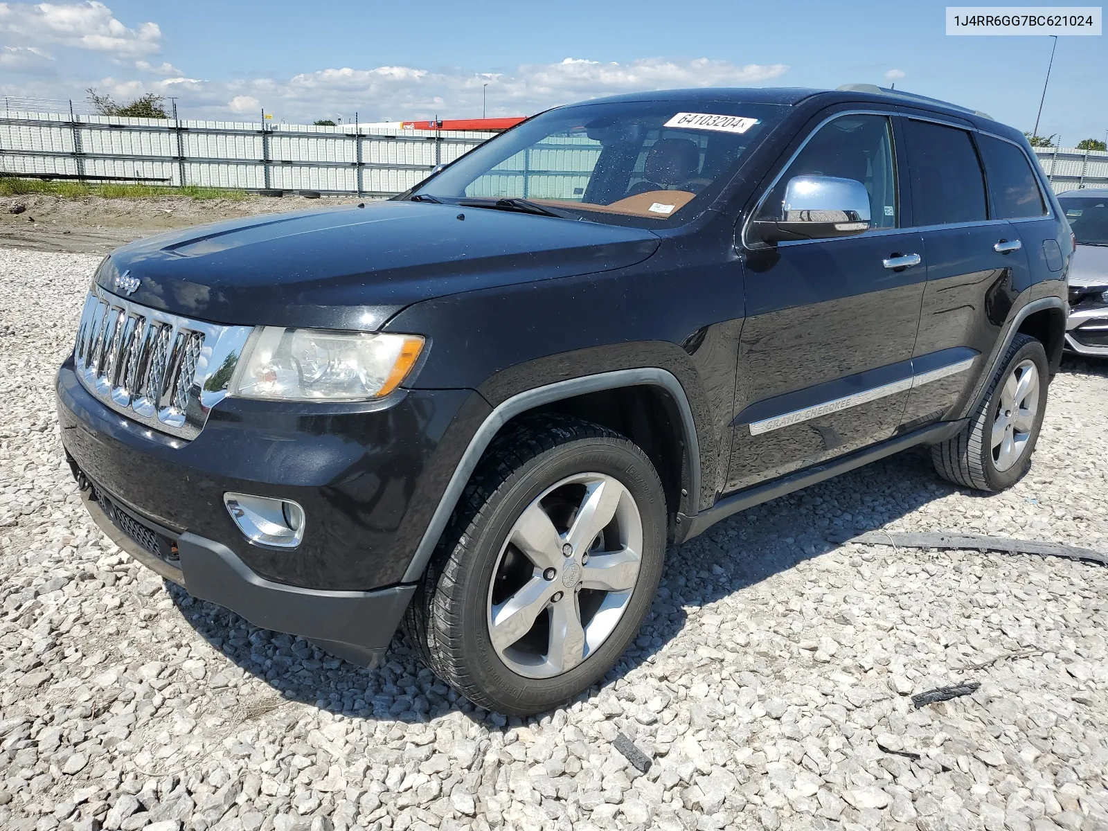 2011 Jeep Grand Cherokee Overland VIN: 1J4RR6GG7BC621024 Lot: 64103204