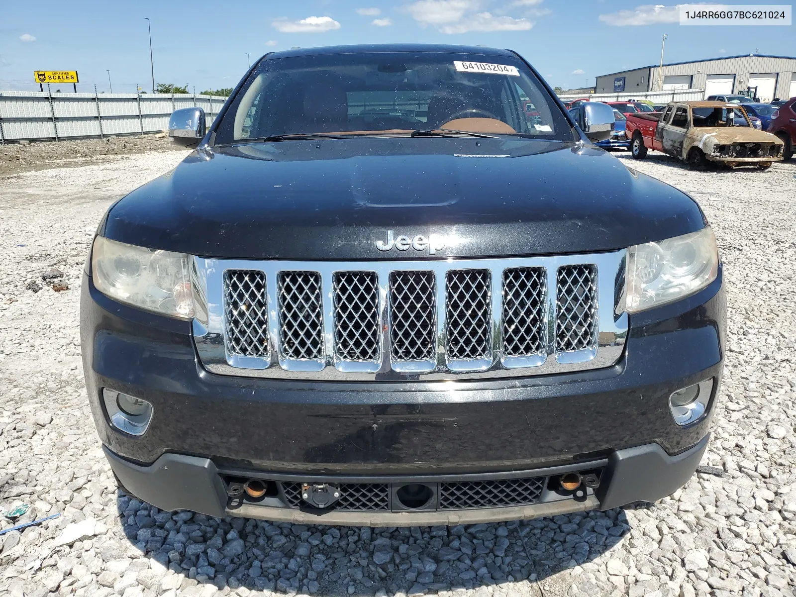 2011 Jeep Grand Cherokee Overland VIN: 1J4RR6GG7BC621024 Lot: 64103204