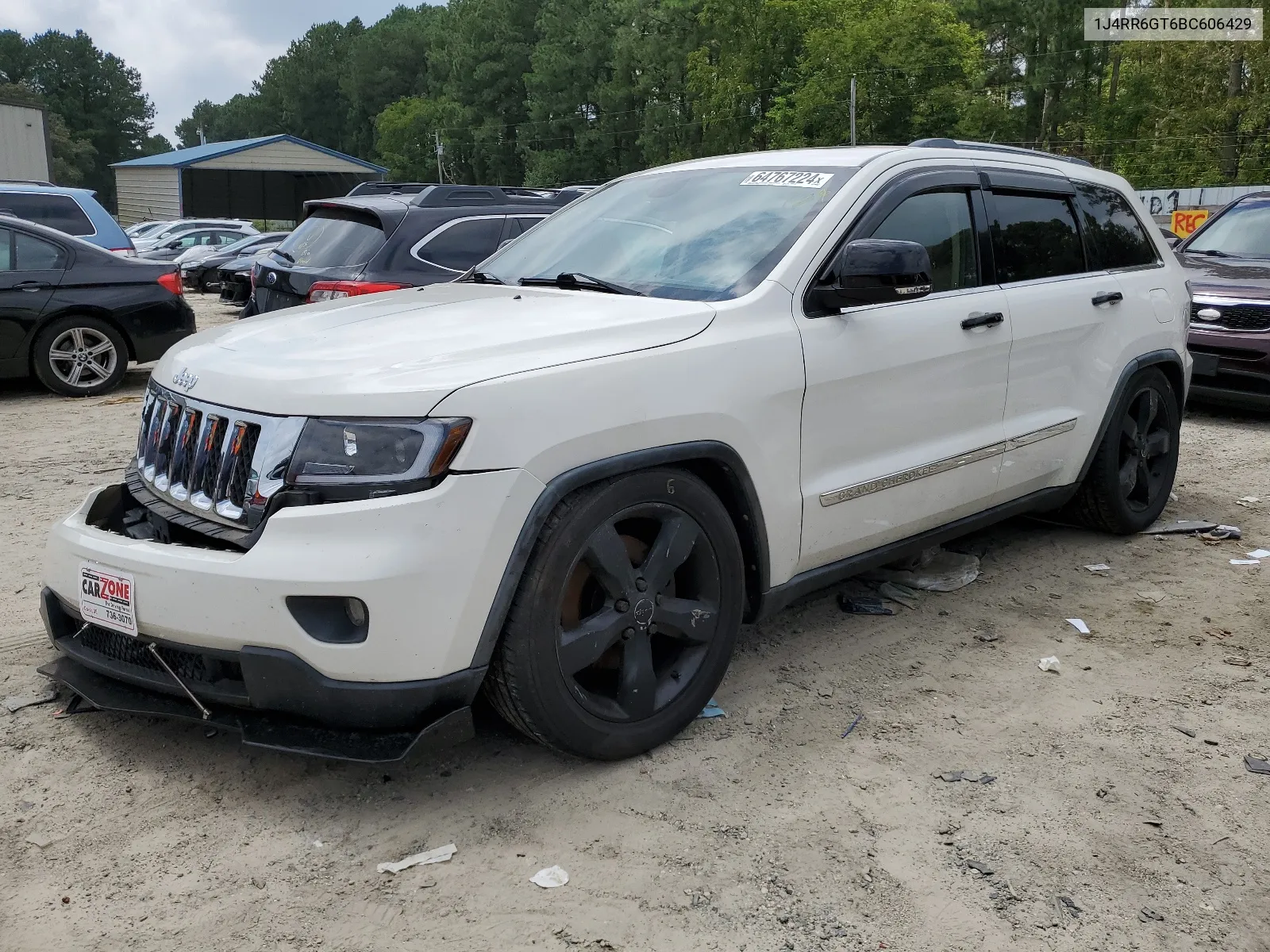 2011 Jeep Grand Cherokee Overland VIN: 1J4RR6GT6BC606429 Lot: 64767224