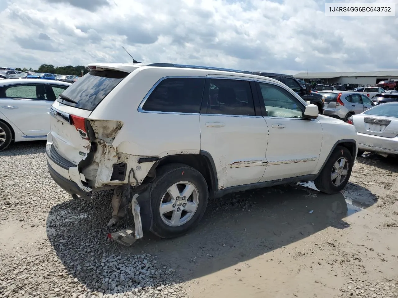 2011 Jeep Grand Cherokee Laredo VIN: 1J4RS4GG6BC643752 Lot: 65245184