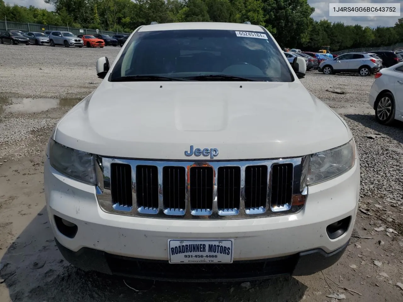 2011 Jeep Grand Cherokee Laredo VIN: 1J4RS4GG6BC643752 Lot: 65245184