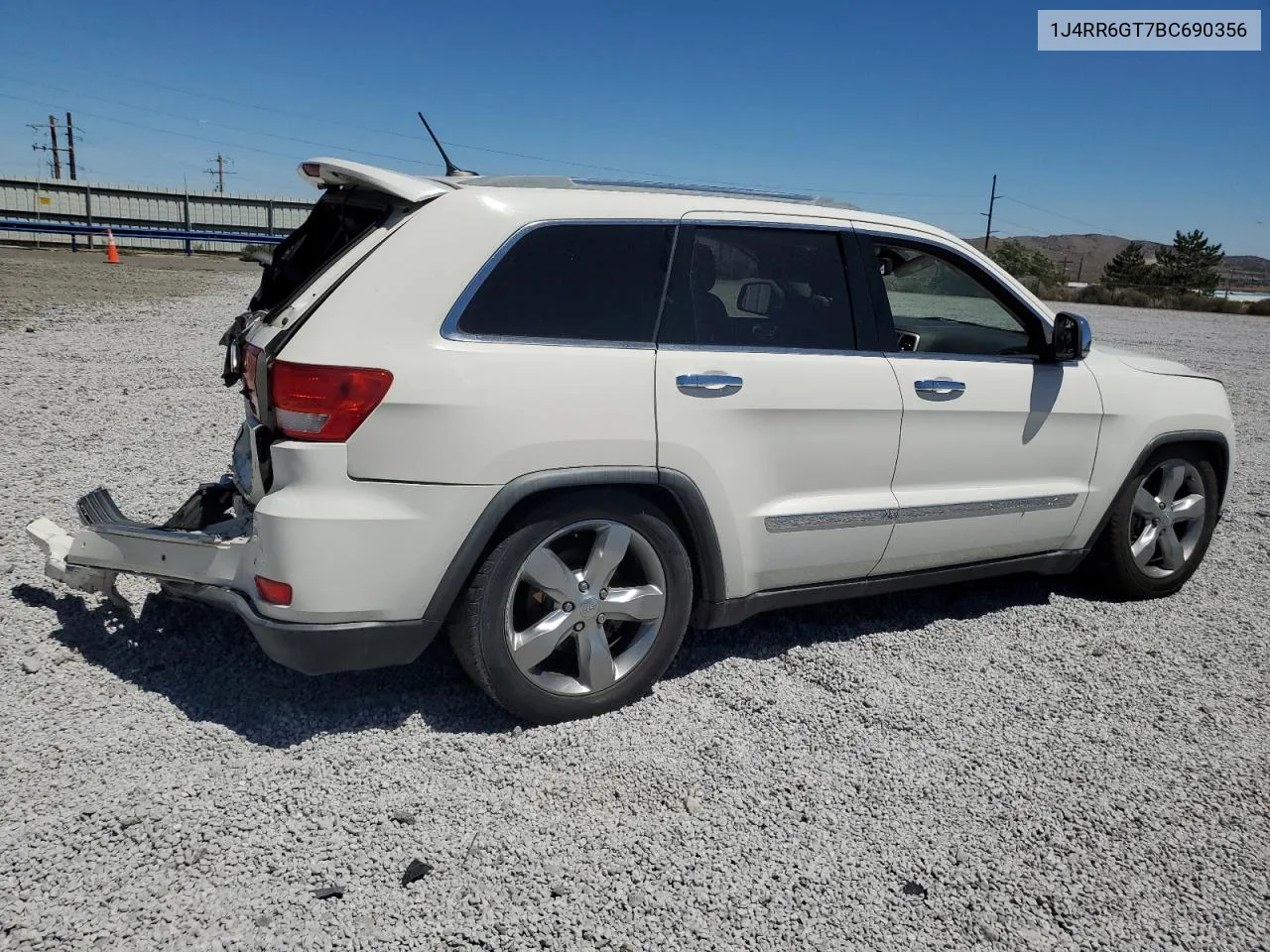 2011 Jeep Grand Cherokee Overland VIN: 1J4RR6GT7BC690356 Lot: 65813974