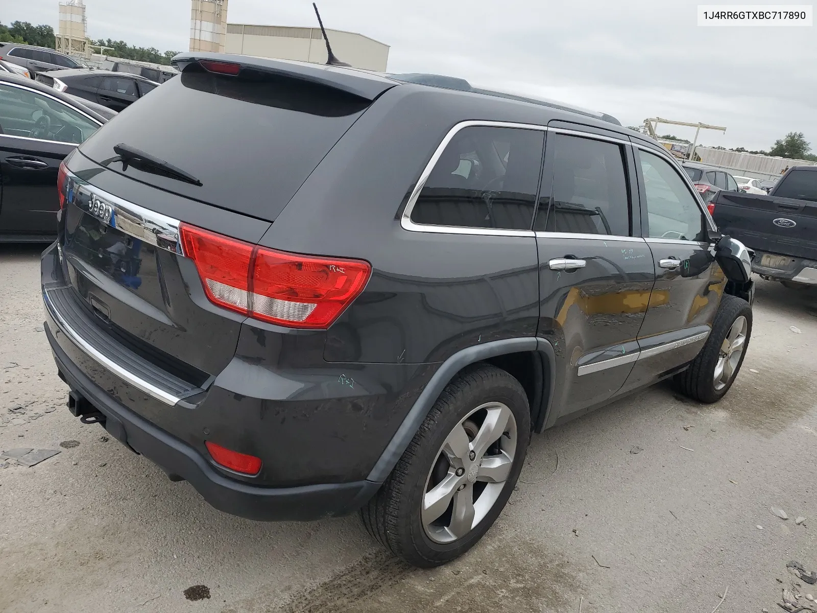 2011 Jeep Grand Cherokee Overland VIN: 1J4RR6GTXBC717890 Lot: 66186924