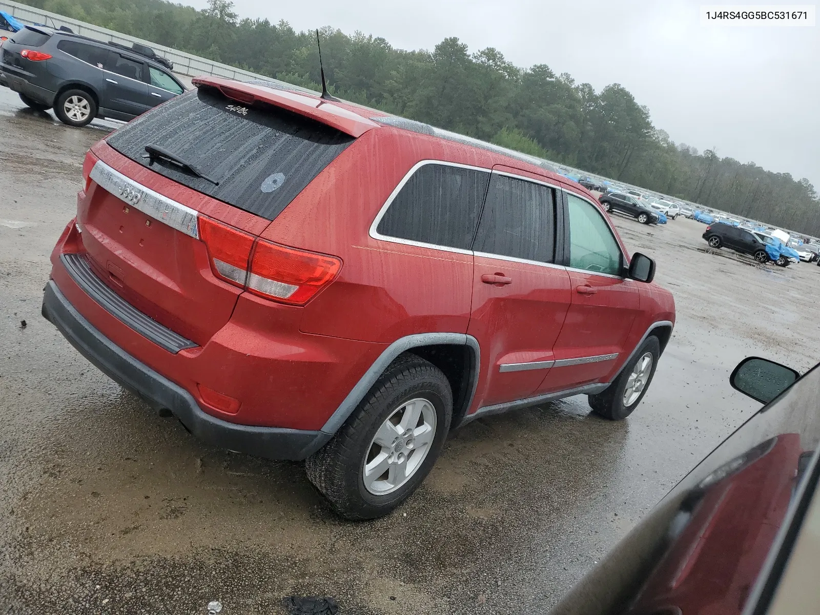 2011 Jeep Grand Cherokee Laredo VIN: 1J4RS4GG5BC531671 Lot: 66595194