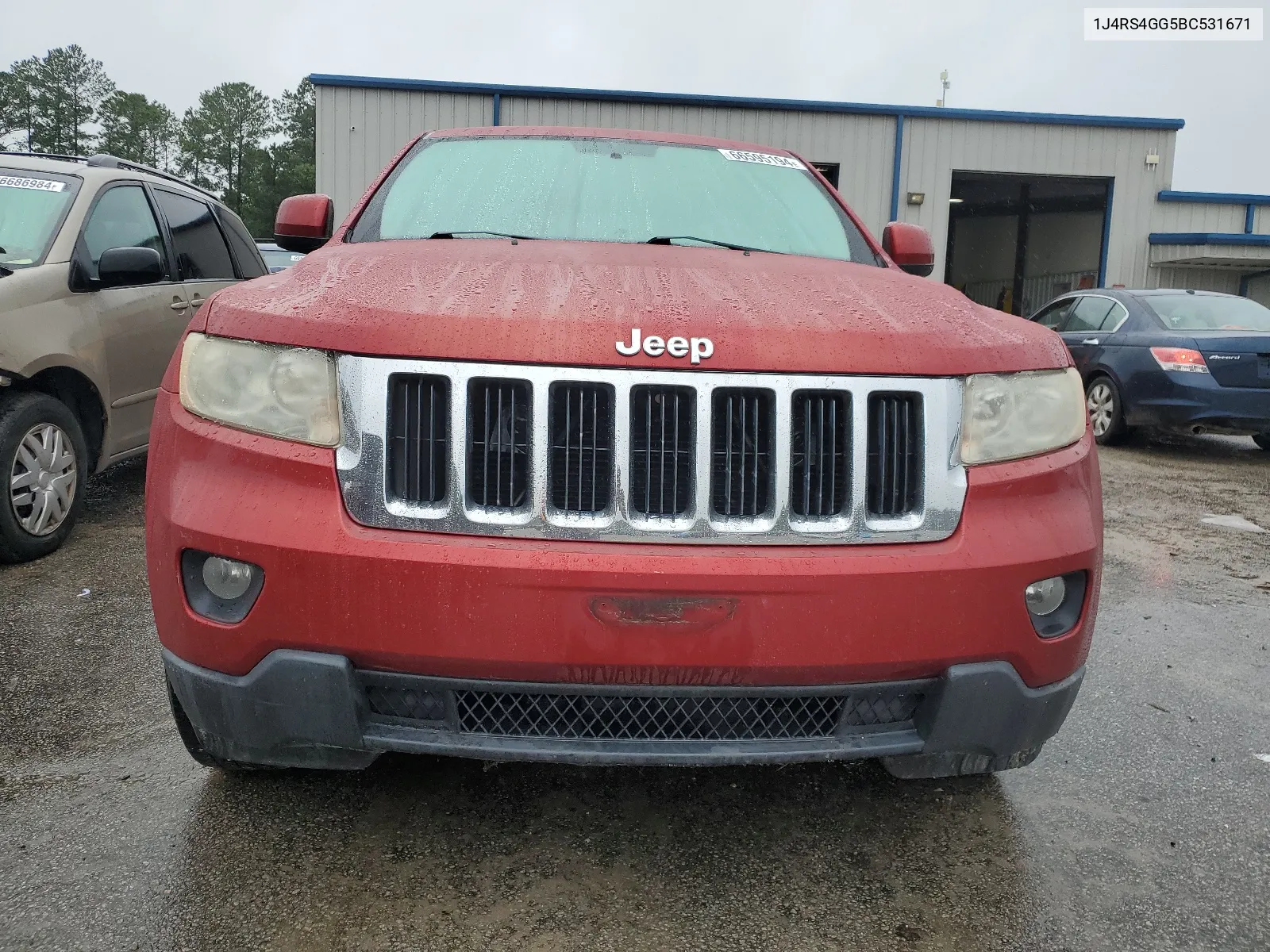 2011 Jeep Grand Cherokee Laredo VIN: 1J4RS4GG5BC531671 Lot: 66595194