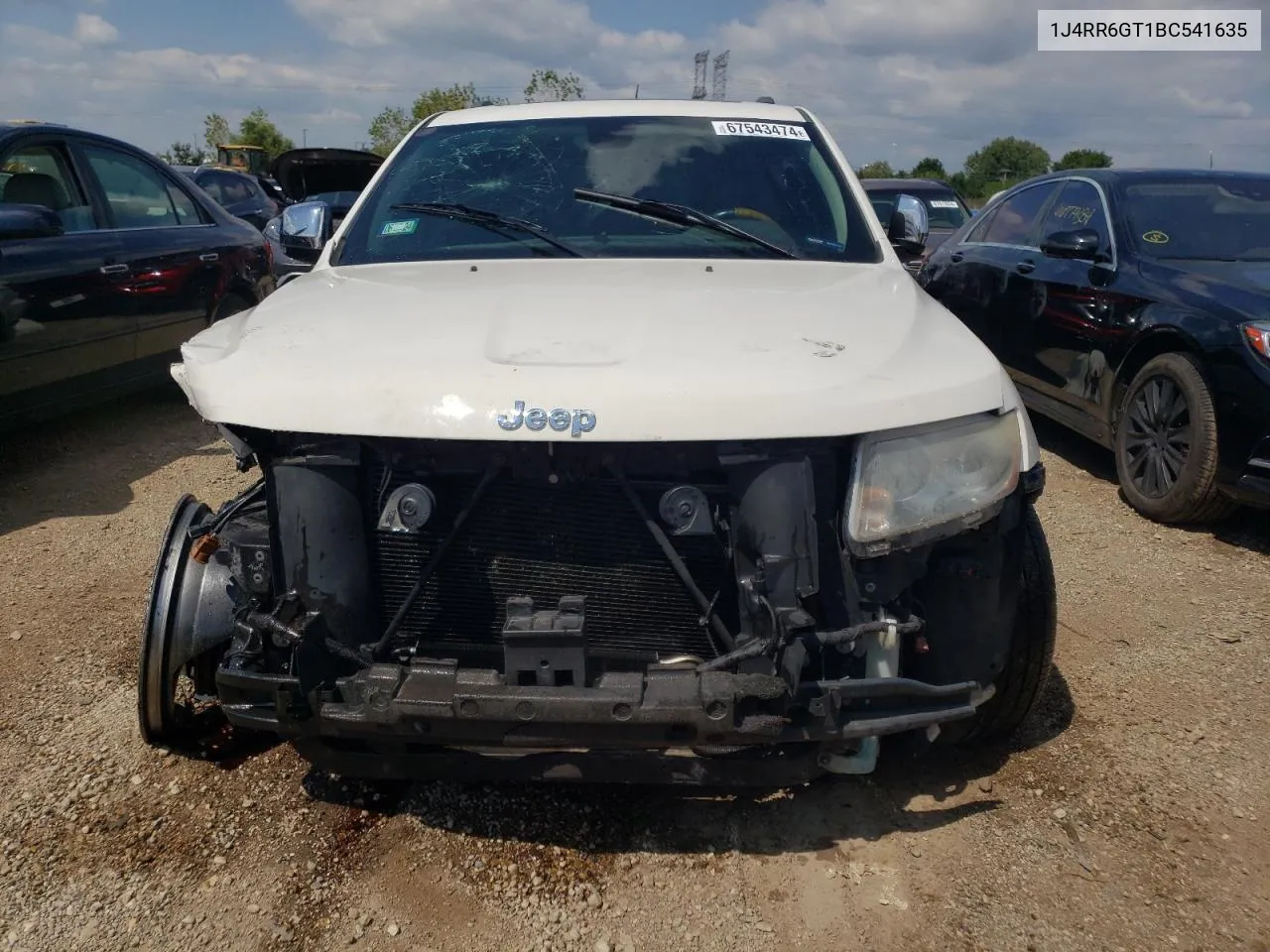 2011 Jeep Grand Cherokee Overland VIN: 1J4RR6GT1BC541635 Lot: 67543474