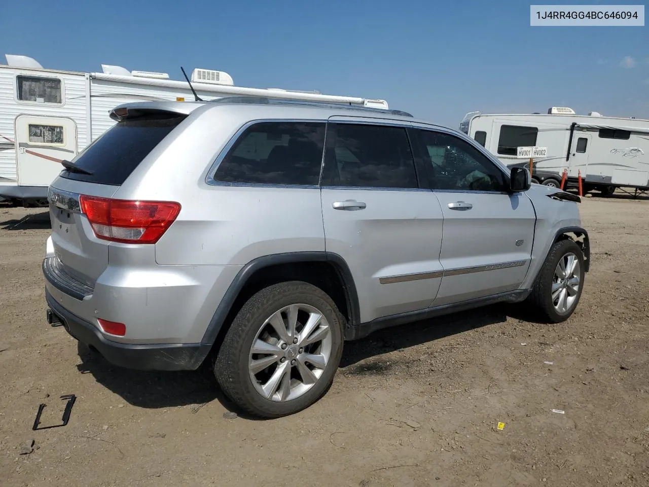 2011 Jeep Grand Cherokee Laredo VIN: 1J4RR4GG4BC646094 Lot: 67685054