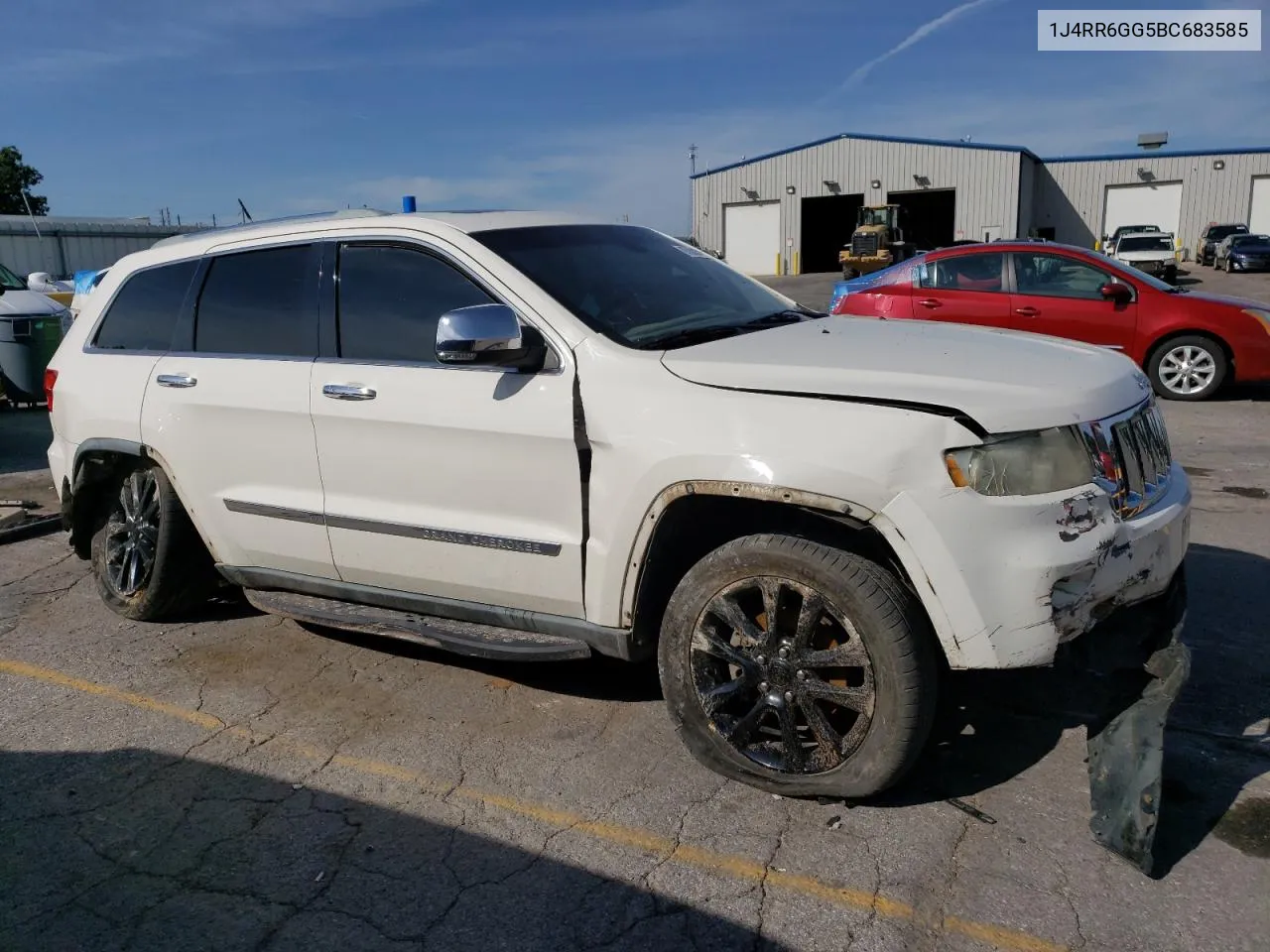 2011 Jeep Grand Cherokee Overland VIN: 1J4RR6GG5BC683585 Lot: 67908074