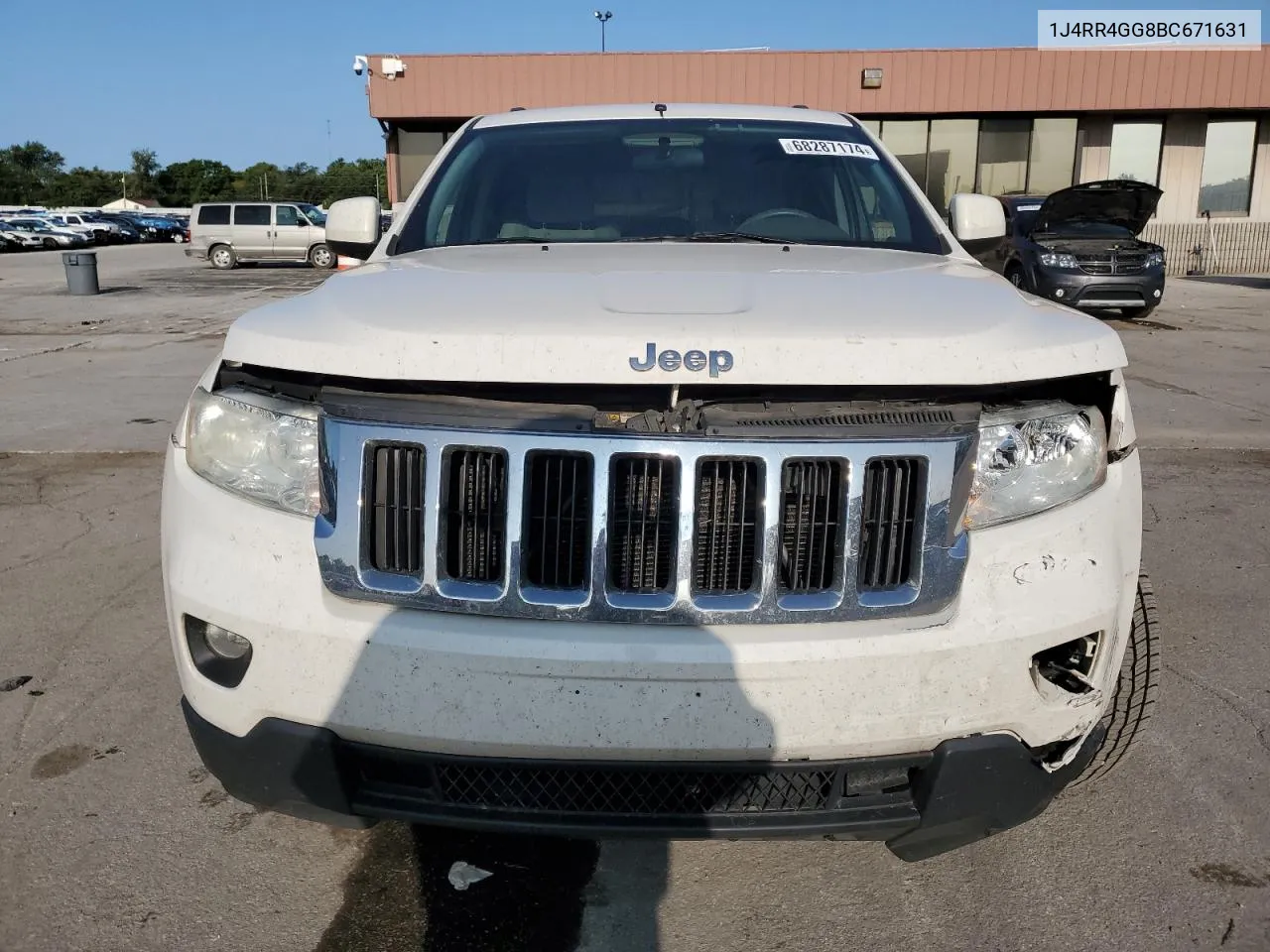 2011 Jeep Grand Cherokee Laredo VIN: 1J4RR4GG8BC671631 Lot: 68287174