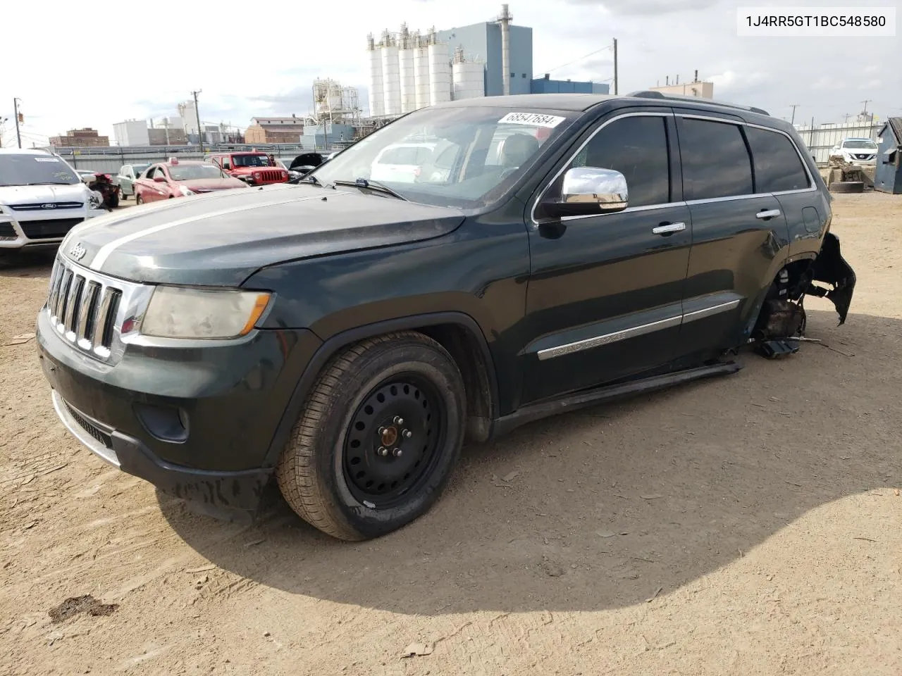 1J4RR5GT1BC548580 2011 Jeep Grand Cherokee Limited