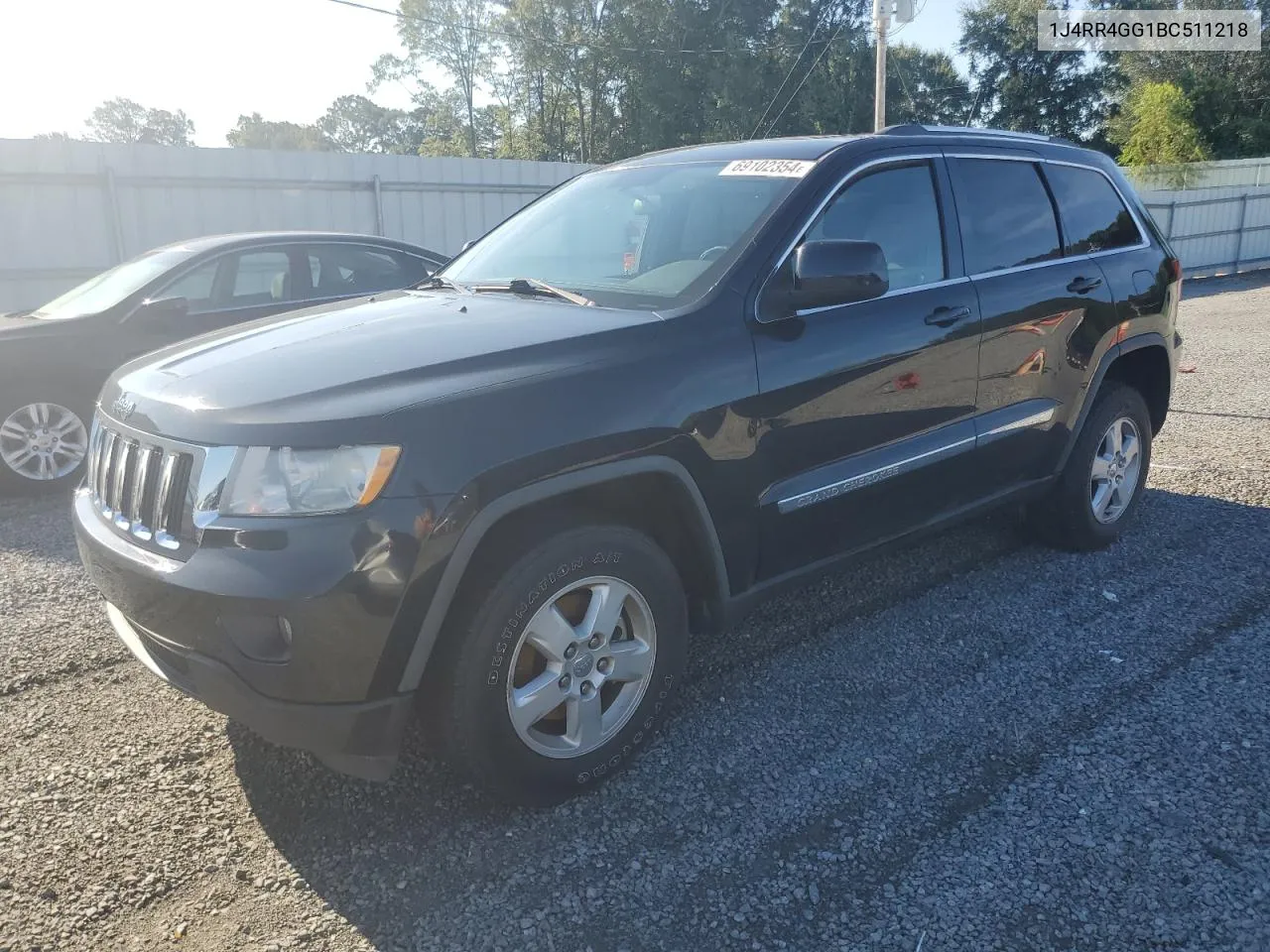 2011 Jeep Grand Cherokee Laredo VIN: 1J4RR4GG1BC511218 Lot: 69102354