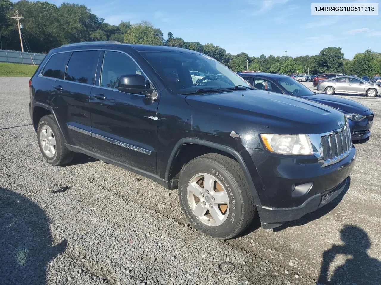 2011 Jeep Grand Cherokee Laredo VIN: 1J4RR4GG1BC511218 Lot: 69102354