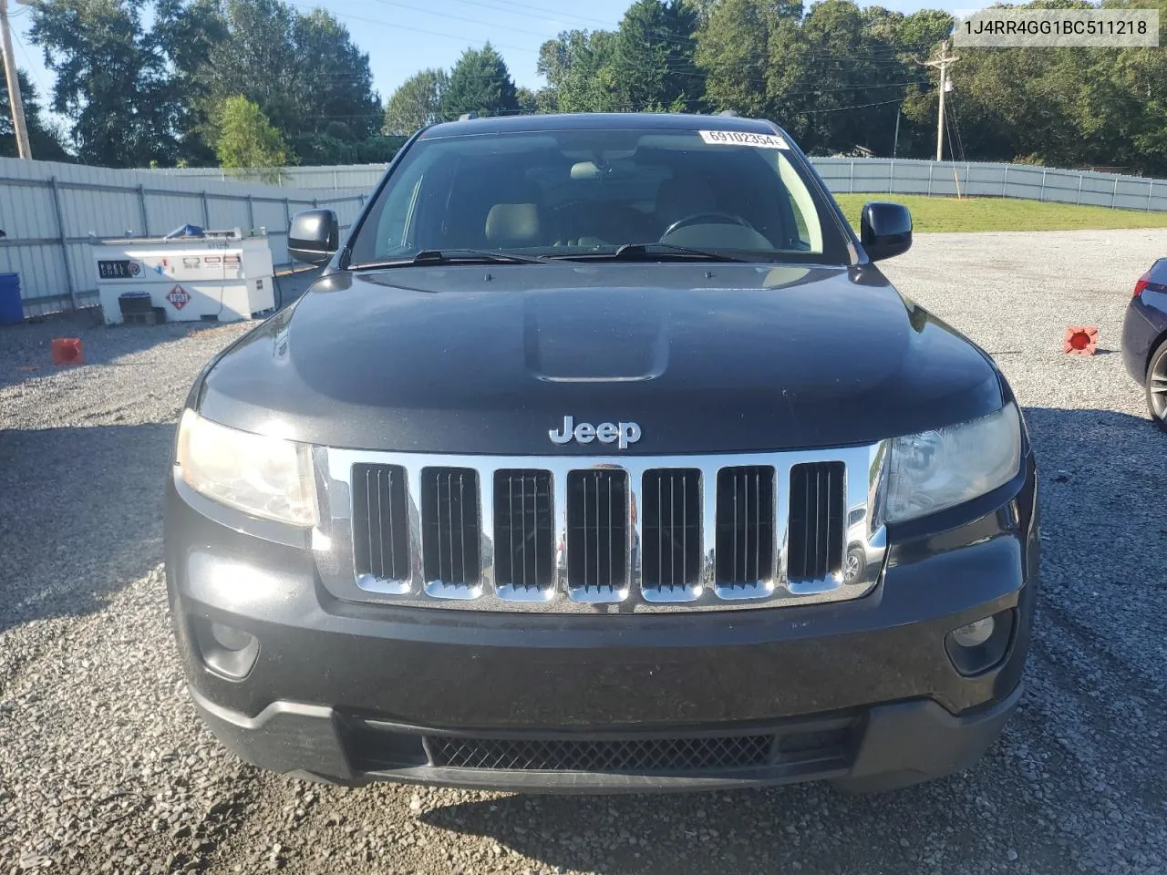 2011 Jeep Grand Cherokee Laredo VIN: 1J4RR4GG1BC511218 Lot: 69102354