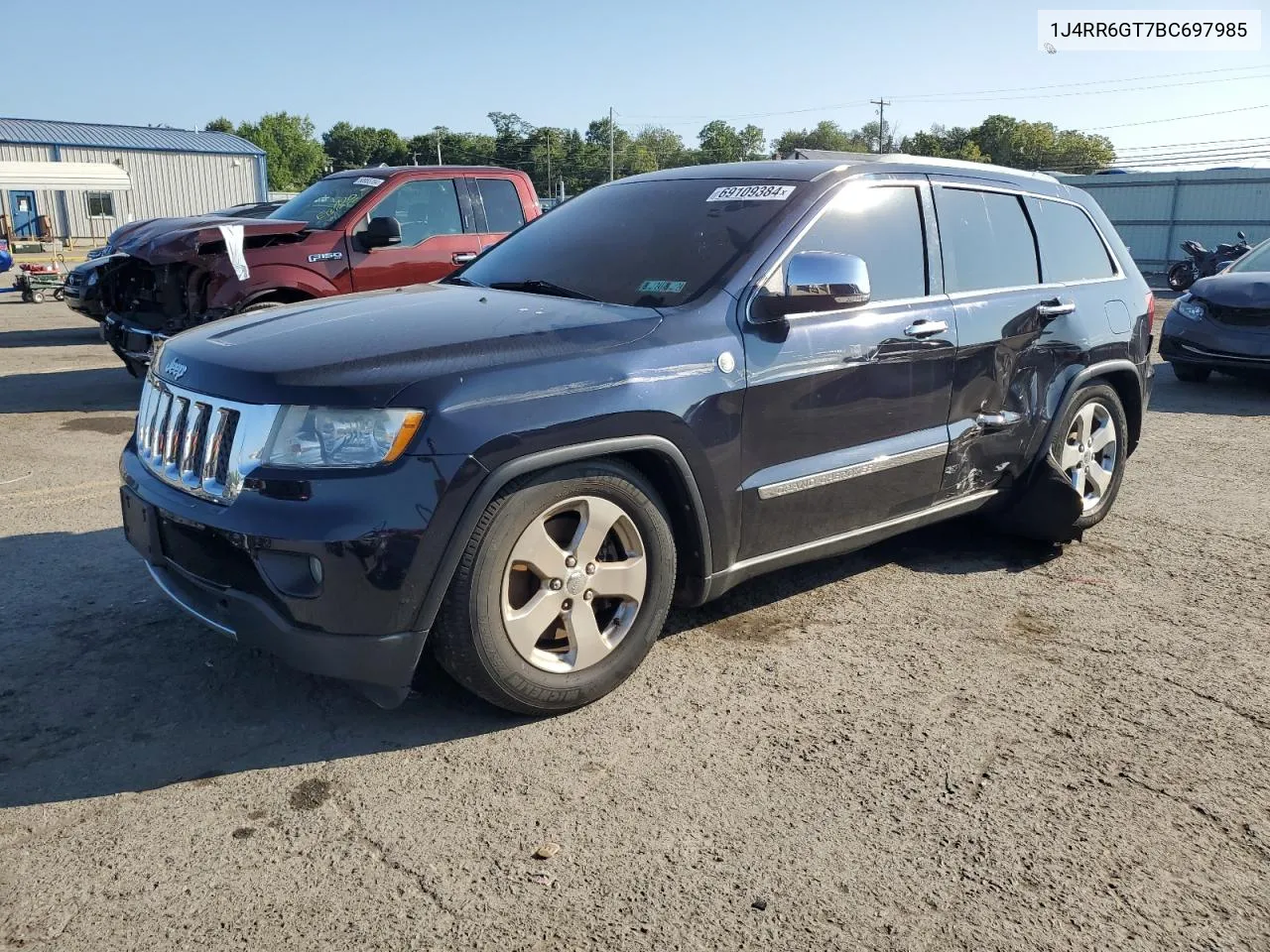 2011 Jeep Grand Cherokee Overland VIN: 1J4RR6GT7BC697985 Lot: 69109384