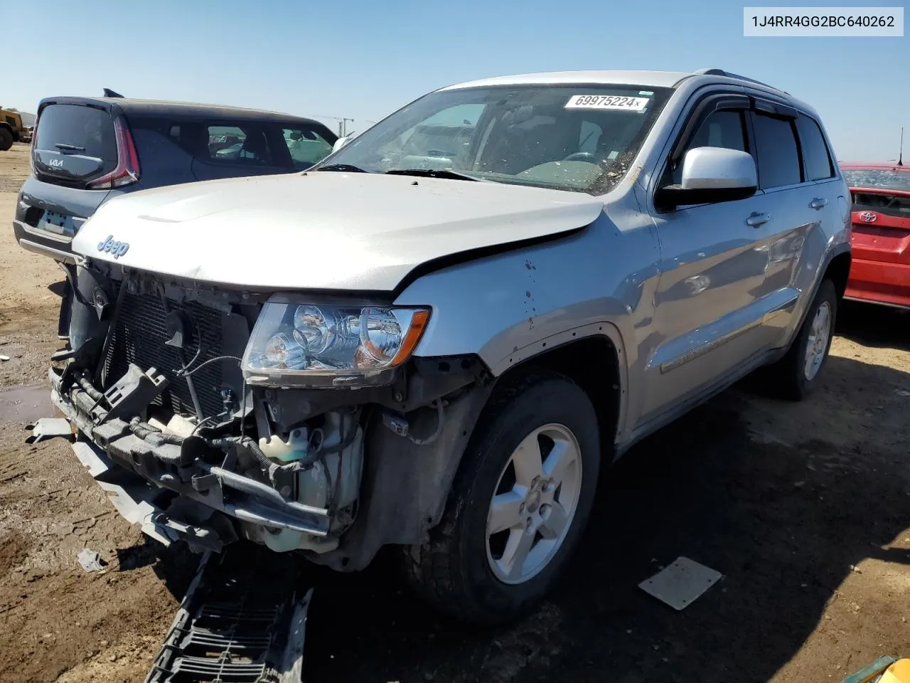 2011 Jeep Grand Cherokee Laredo VIN: 1J4RR4GG2BC640262 Lot: 69975224