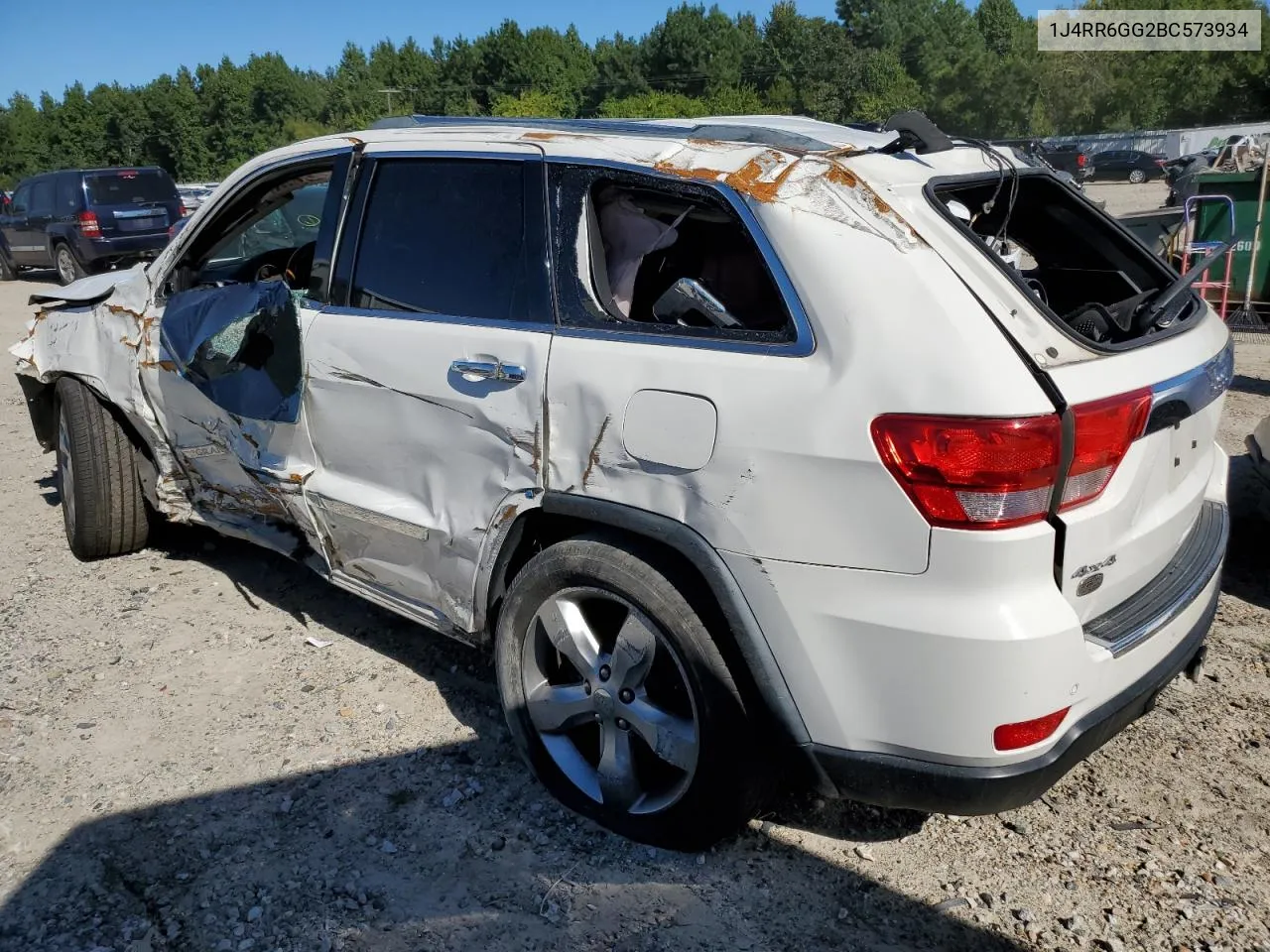 2011 Jeep Grand Cherokee Overland VIN: 1J4RR6GG2BC573934 Lot: 70039264