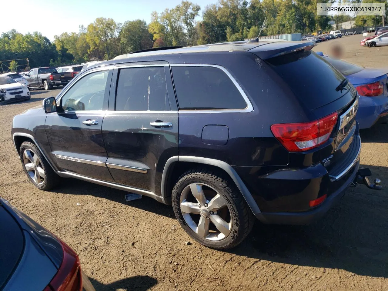 1J4RR6GGXBC619347 2011 Jeep Grand Cherokee Overland