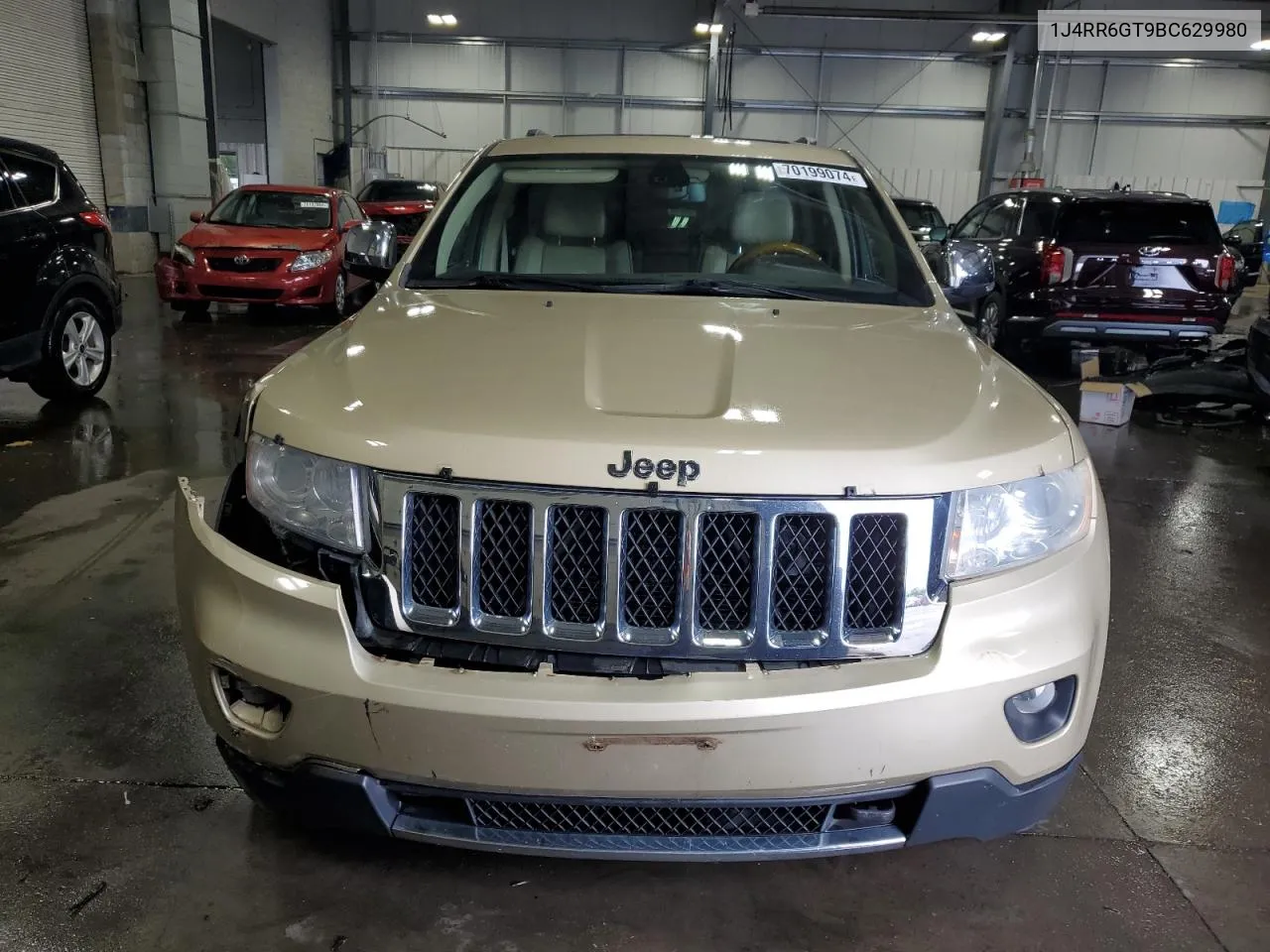 2011 Jeep Grand Cherokee Overland VIN: 1J4RR6GT9BC629980 Lot: 70199074