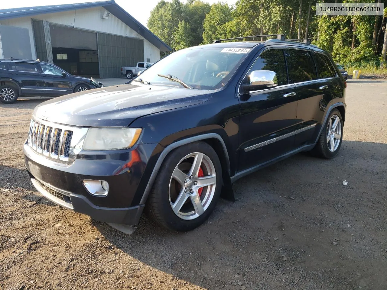 2011 Jeep Grand Cherokee Overland VIN: 1J4RR6GT8BC604830 Lot: 70452094