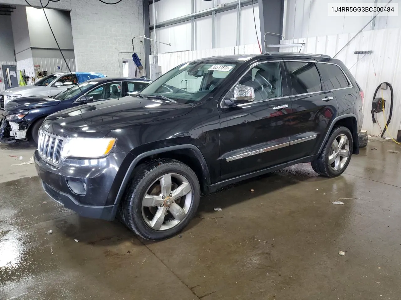 2011 Jeep Grand Cherokee Limited VIN: 1J4RR5GG3BC500484 Lot: 70517574