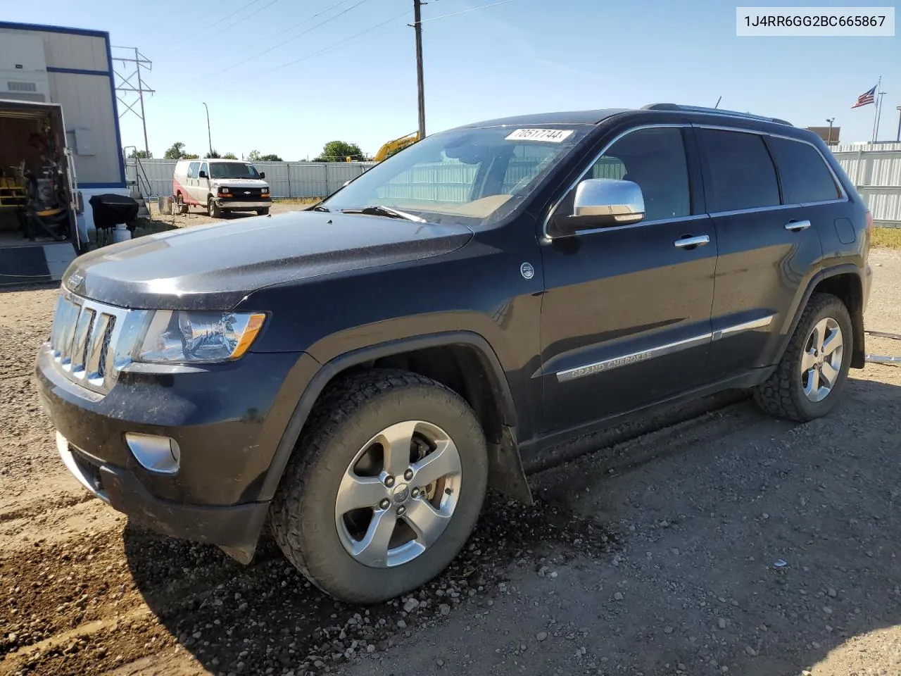 2011 Jeep Grand Cherokee Overland VIN: 1J4RR6GG2BC665867 Lot: 70517744