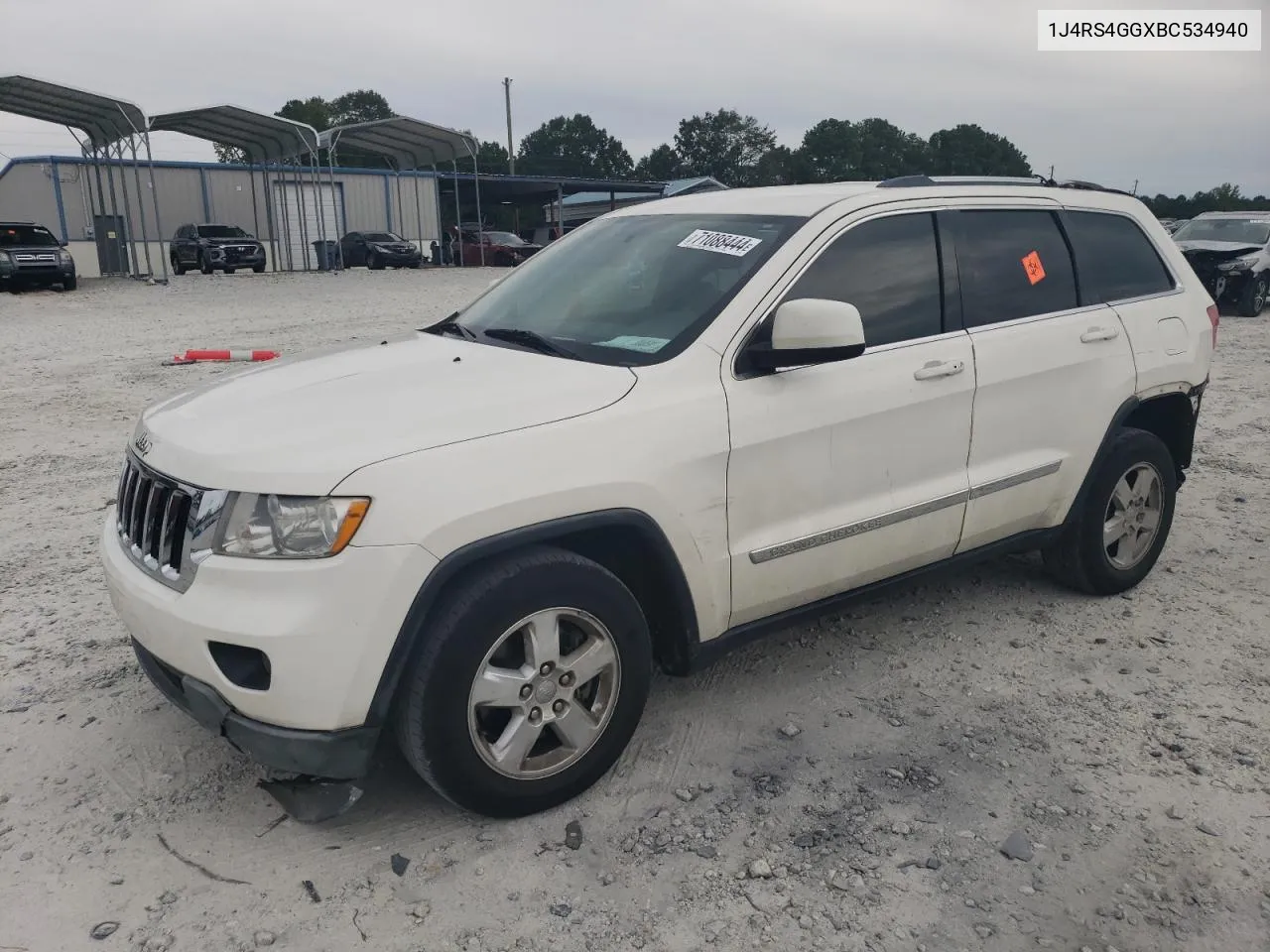 2011 Jeep Grand Cherokee Laredo VIN: 1J4RS4GGXBC534940 Lot: 71088444