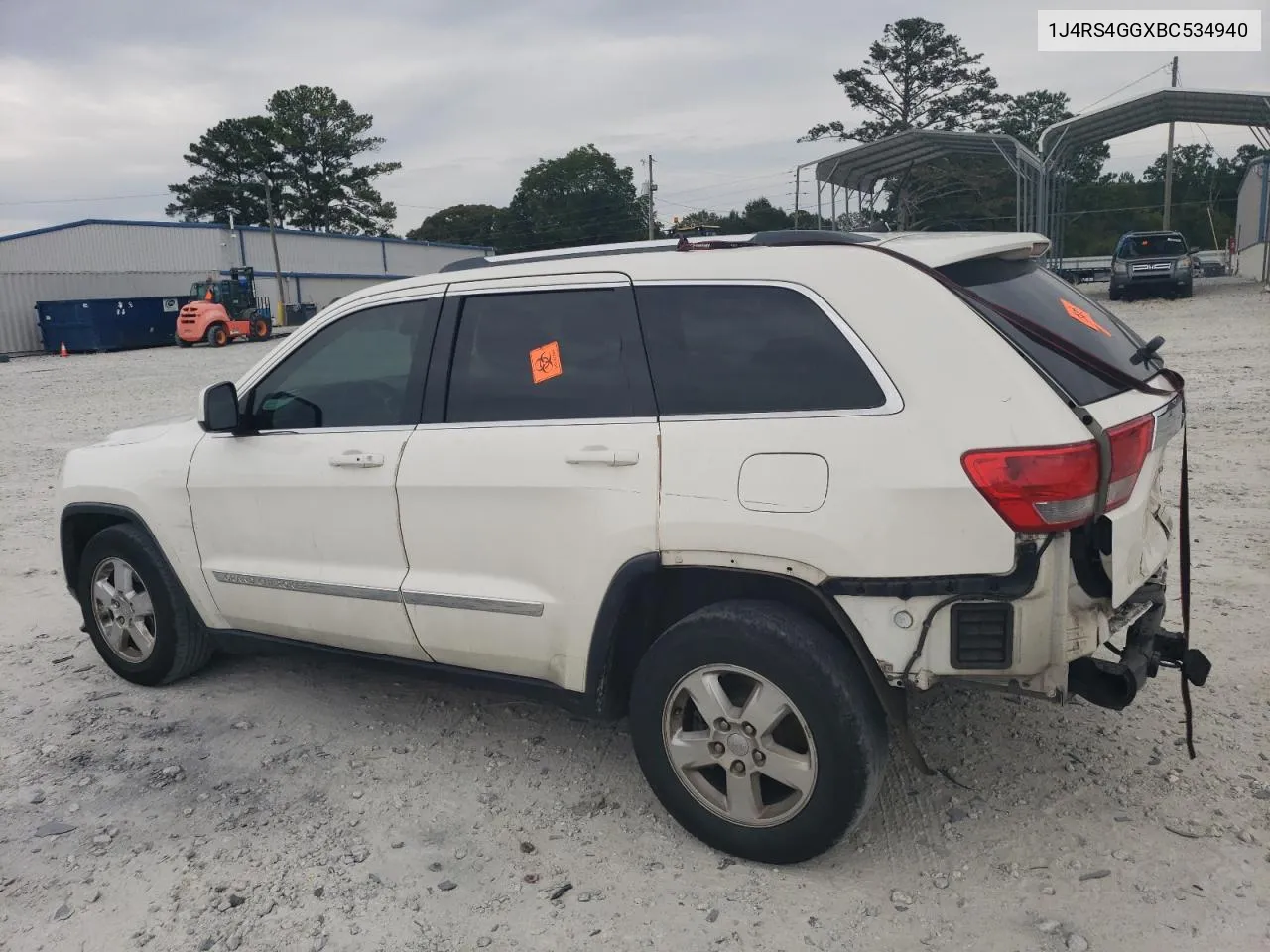 1J4RS4GGXBC534940 2011 Jeep Grand Cherokee Laredo