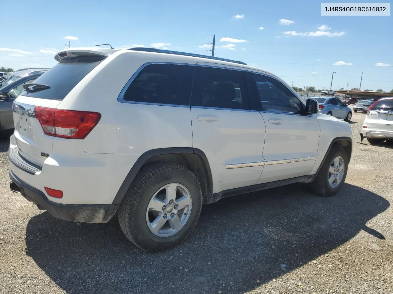 2011 Jeep Grand Cherokee Laredo VIN: 1J4RS4GG1BC616832 Lot: 71216504