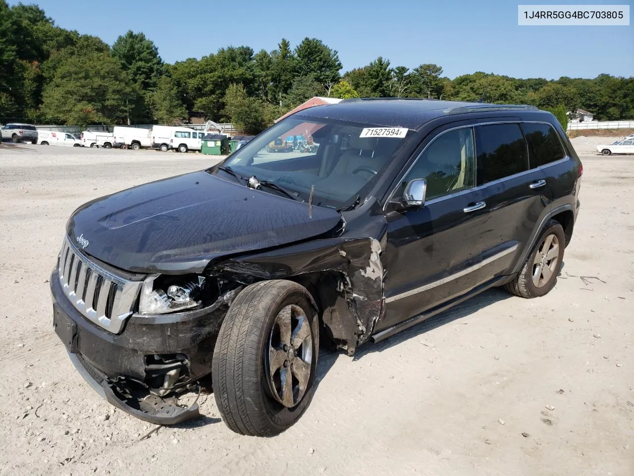 2011 Jeep Grand Cherokee Limited VIN: 1J4RR5GG4BC703805 Lot: 71527594