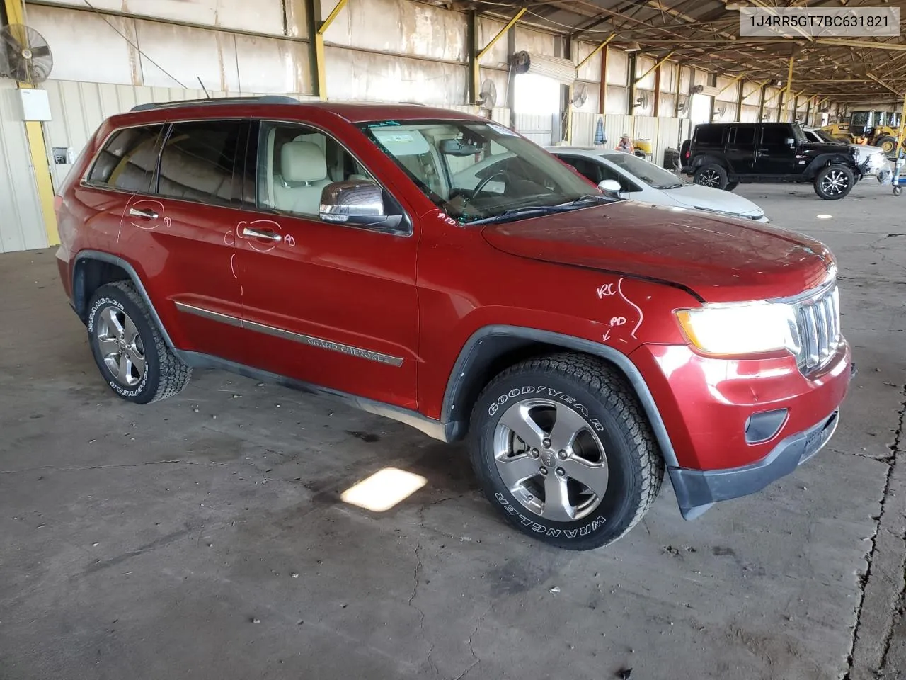 2011 Jeep Grand Cherokee Limited VIN: 1J4RR5GT7BC631821 Lot: 71810504