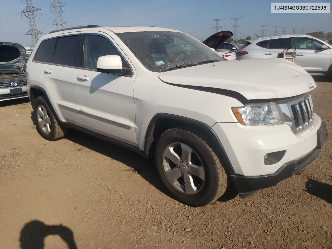 1J4RR4GG0BC722698 2011 Jeep Grand Cherokee Laredo