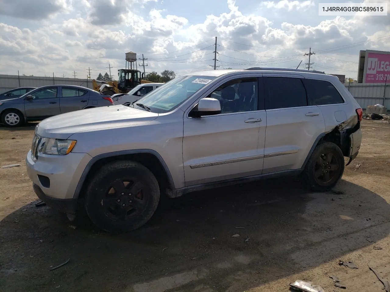 2011 Jeep Grand Cherokee Laredo VIN: 1J4RR4GG5BC589615 Lot: 72146644