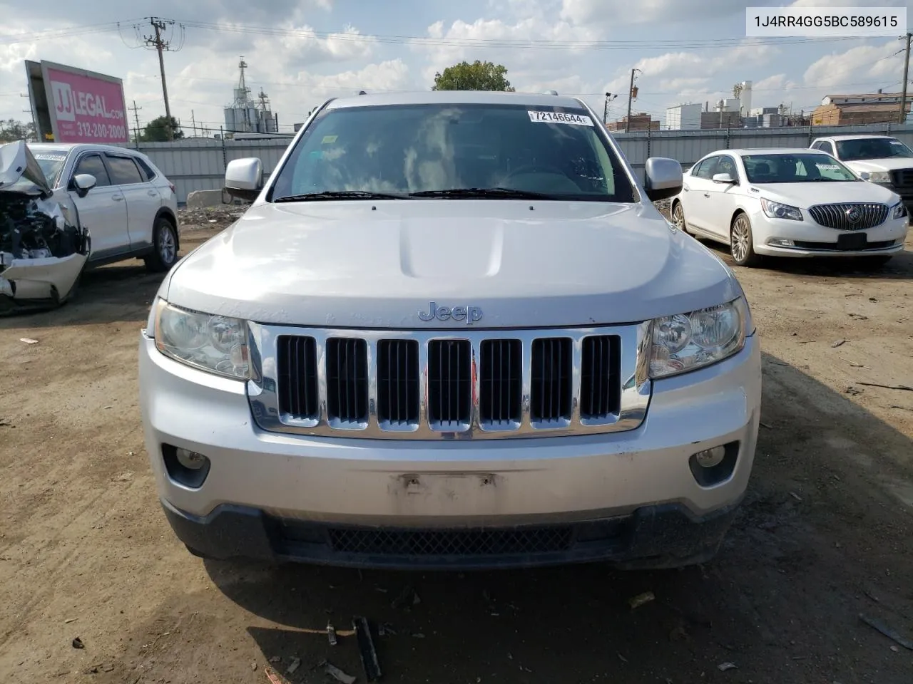 2011 Jeep Grand Cherokee Laredo VIN: 1J4RR4GG5BC589615 Lot: 72146644