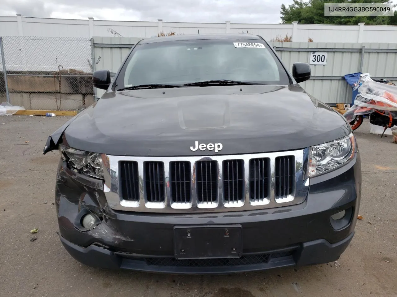 2011 Jeep Grand Cherokee Laredo VIN: 1J4RR4GG3BC590049 Lot: 72546694