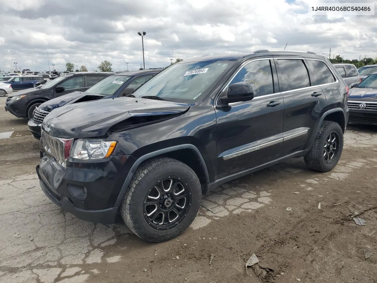 1J4RR4GG6BC540486 2011 Jeep Grand Cherokee Laredo