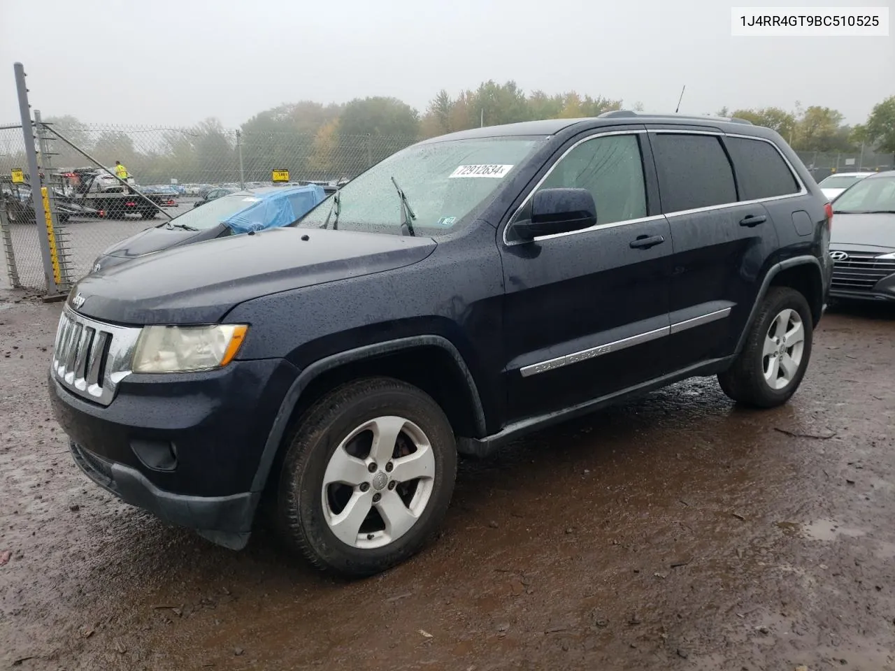 1J4RR4GT9BC510525 2011 Jeep Grand Cherokee Laredo