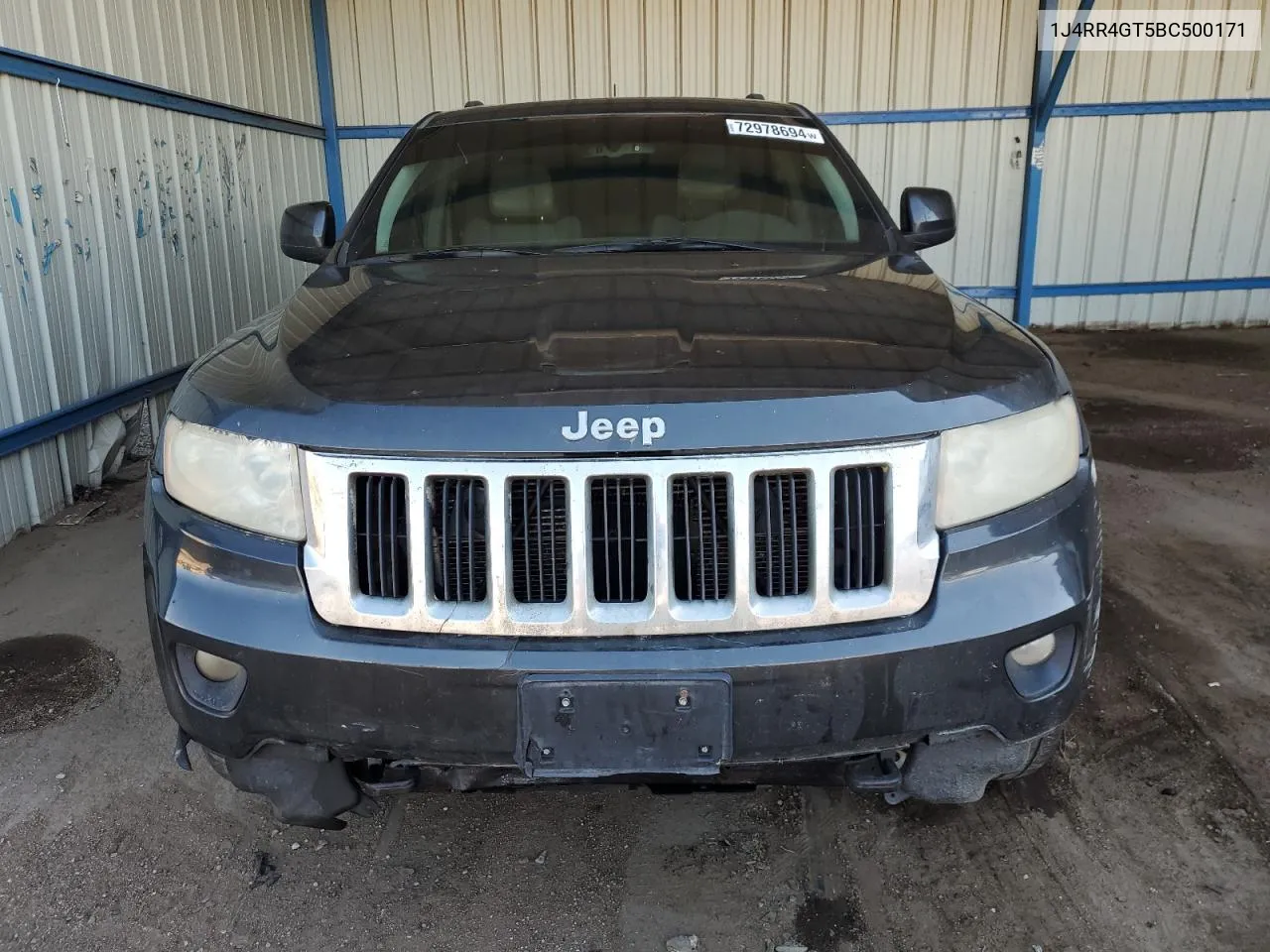 2011 Jeep Grand Cherokee Laredo VIN: 1J4RR4GT5BC500171 Lot: 72978694