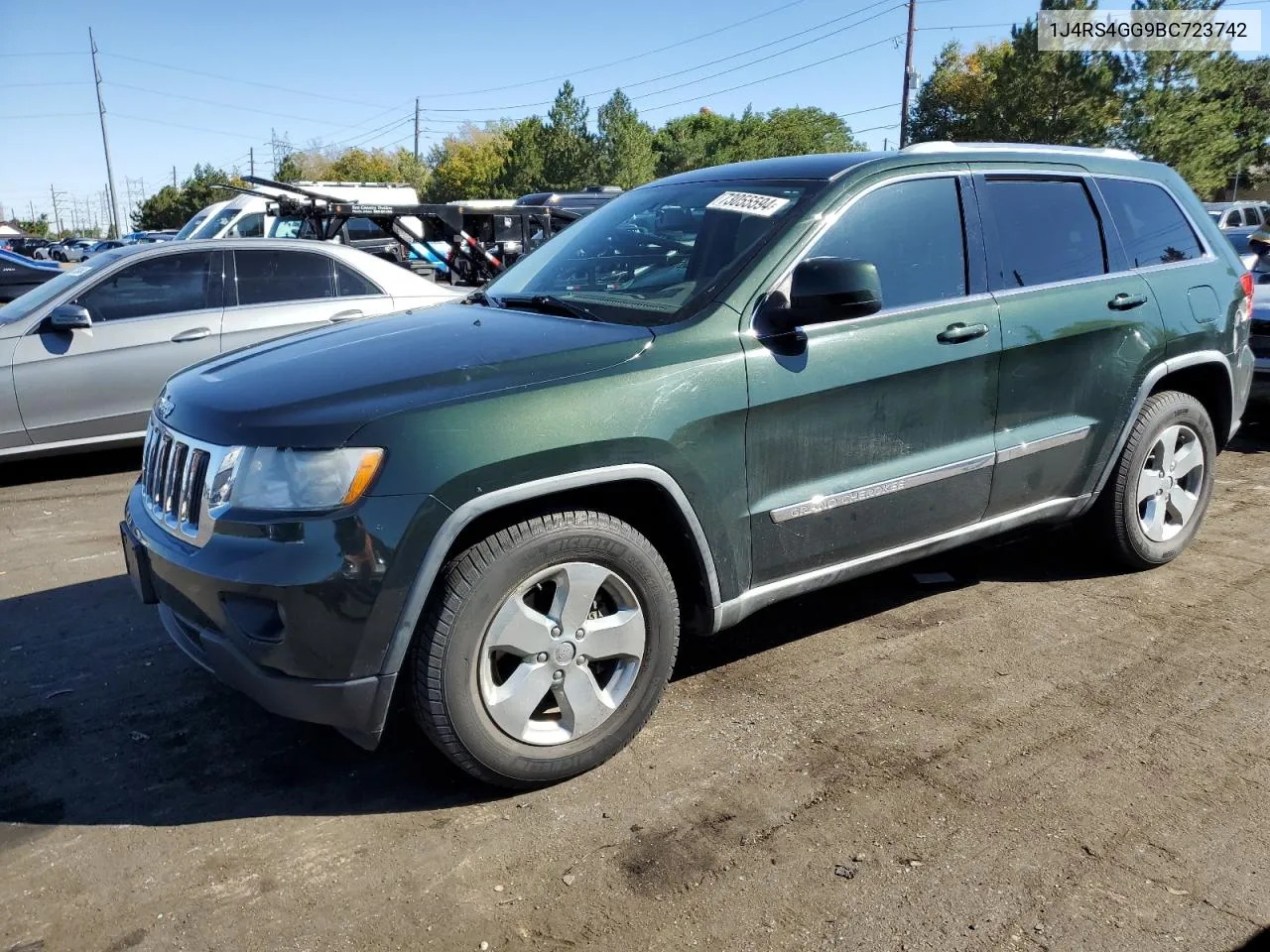 2011 Jeep Grand Cherokee Laredo VIN: 1J4RS4GG9BC723742 Lot: 73055594