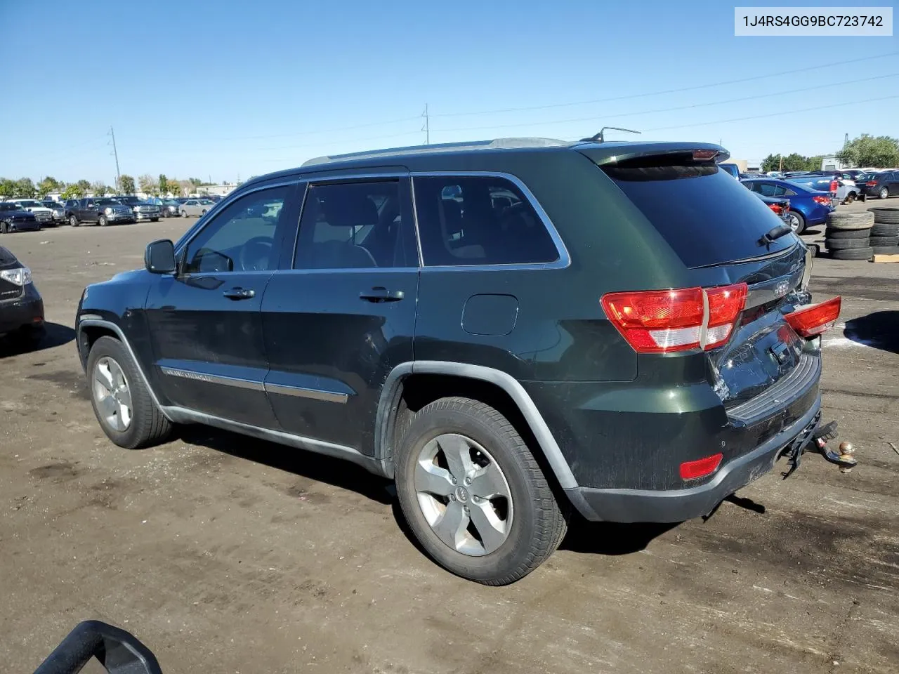 2011 Jeep Grand Cherokee Laredo VIN: 1J4RS4GG9BC723742 Lot: 73055594