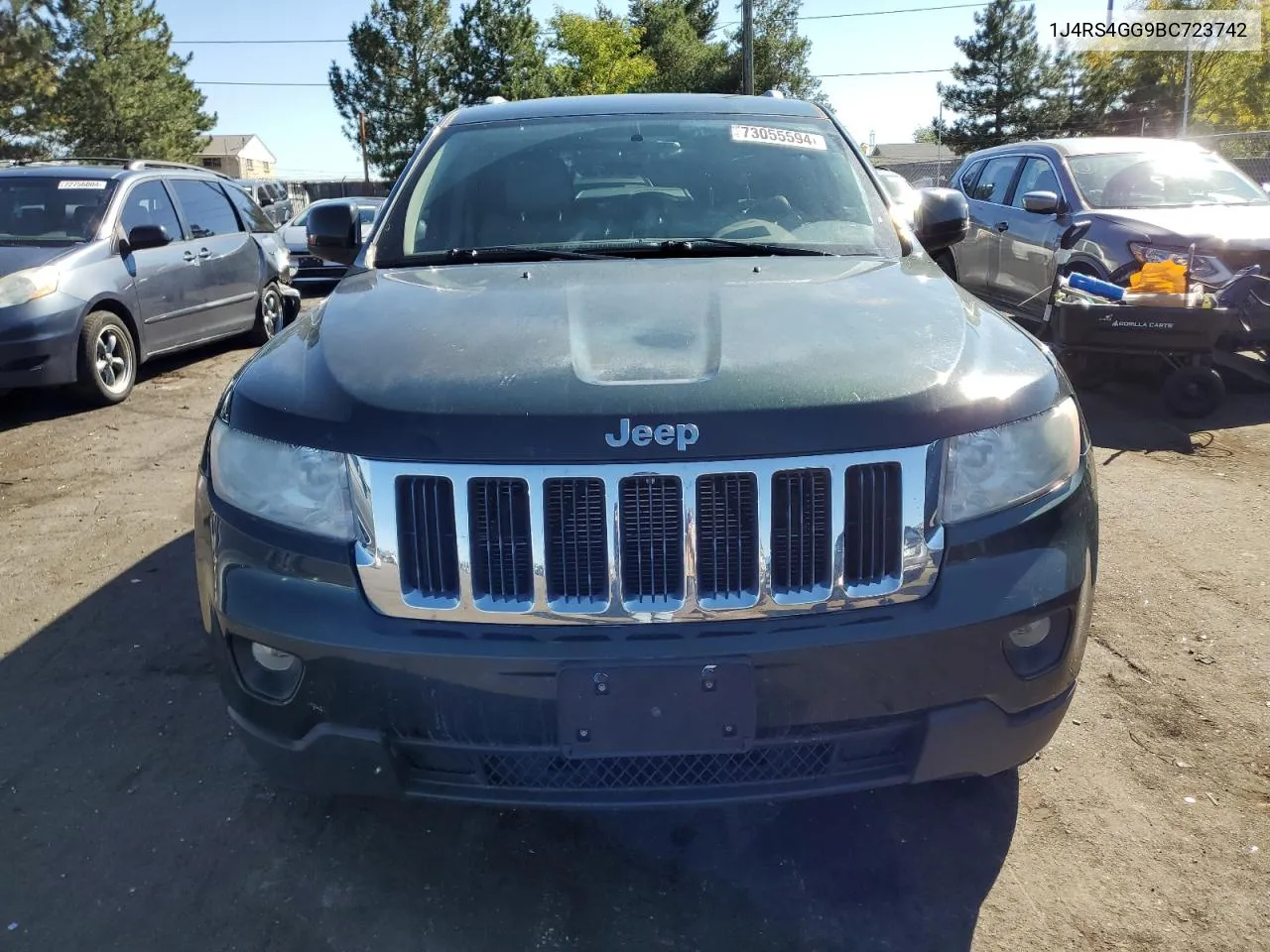 2011 Jeep Grand Cherokee Laredo VIN: 1J4RS4GG9BC723742 Lot: 73055594