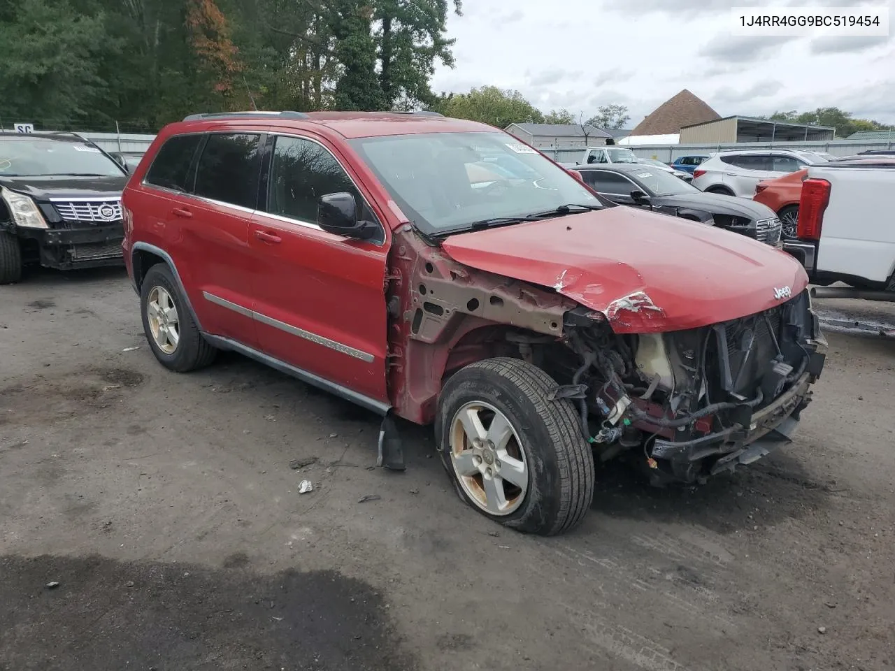 2011 Jeep Grand Cherokee Laredo VIN: 1J4RR4GG9BC519454 Lot: 73434344