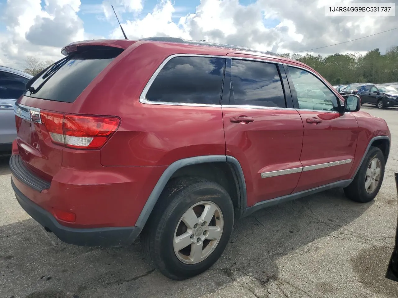 2011 Jeep Grand Cherokee Laredo VIN: 1J4RS4GG9BC531737 Lot: 73571254