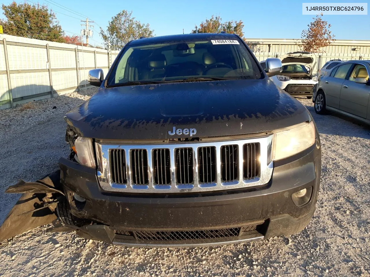 2011 Jeep Grand Cherokee Limited VIN: 1J4RR5GTXBC624796 Lot: 74084184